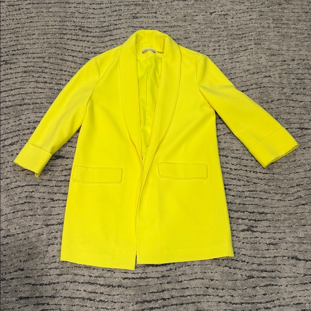 Alice + Olivia Vibrant Yellow Jacket